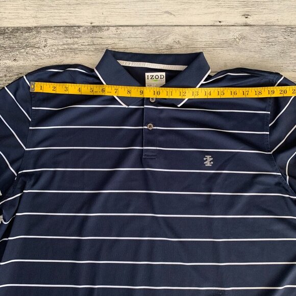 Izod Golf Striped Polo Shirt - Picture 5 of 7